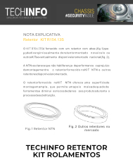 Techinfo Retentor Kit de Rolamentos