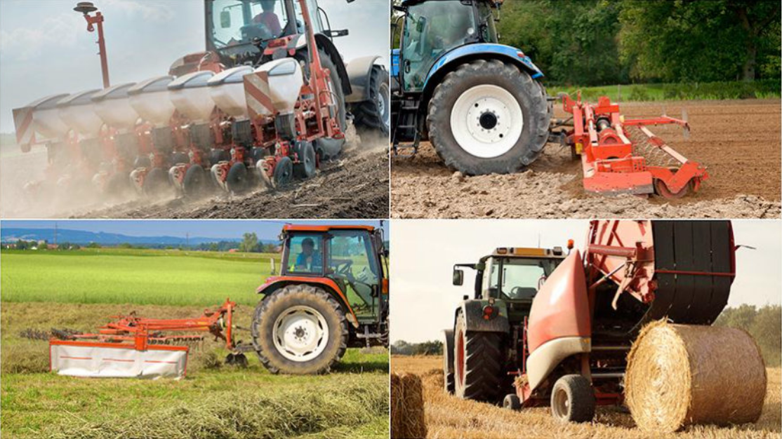 Rolamentos dedicados para máquinas agrícolas tracionadas